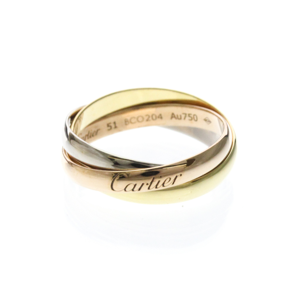 Cartier Trinity Ring Yellow Gold (18K),Pink Gold (18K),White Gold (18K) Fashi...